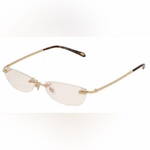 Tiffany & co. 1006 B Rimless gold Swarovski crystal glasses